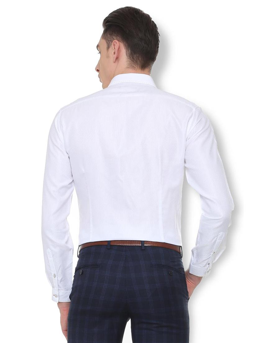 white cotton formal shirt - 15804763 - Zoom Image - 2
