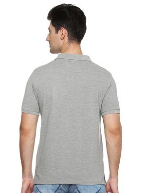 grey striped polo t-shirt - 15804776 - Standard Image - 2