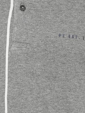 grey striped polo t-shirt - 15804776 - Standard Image - 4