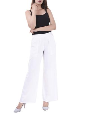 pleated front elasticated back palazzo - 15805457 - Standard Image - 4