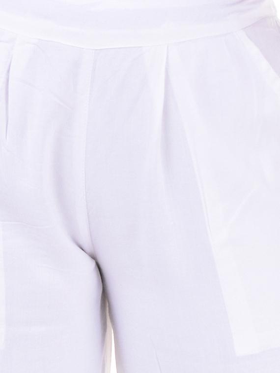 pleated front elasticated back palazzo - 15805457 - Zoom Image - 5
