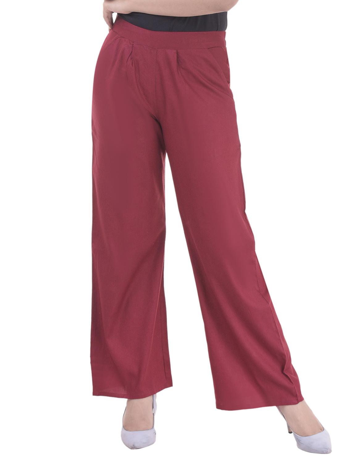 Pleated front elasticated back palazzo - 15805460 - Zoom Image - 1