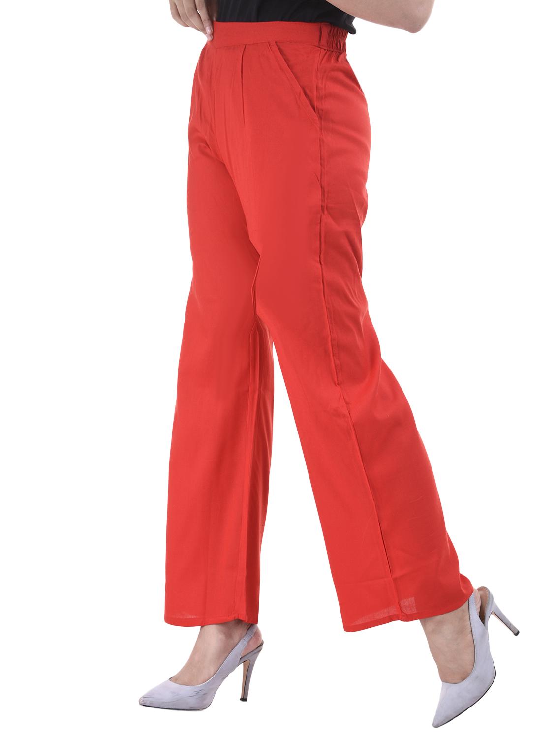 pleated front elasticated back palazzo - 15805461 - Zoom Image - 2