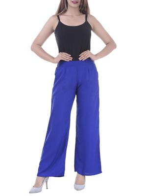 pleated front elasticated back palazzo - 15805463 - Standard Image - 4
