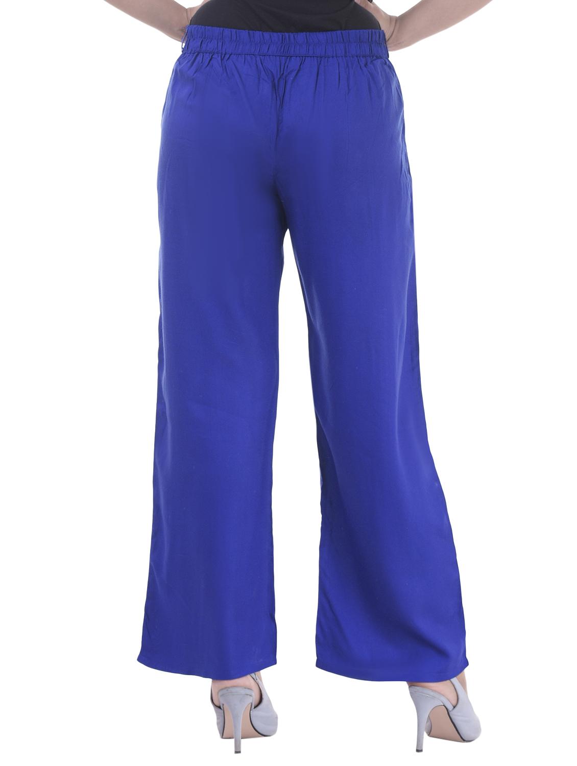 pleated front elasticated back palazzo - 15805463 - Zoom Image - 3