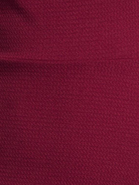 scoop back mock neck flared dress - 15806267 - Zoom Image - 4