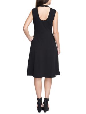 cut out back a-line dress - 15806269 - Standard Image - 3