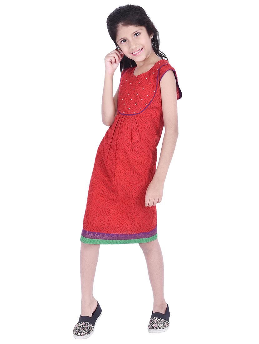 red cotton frock - 15806389 - Zoom Image - 1