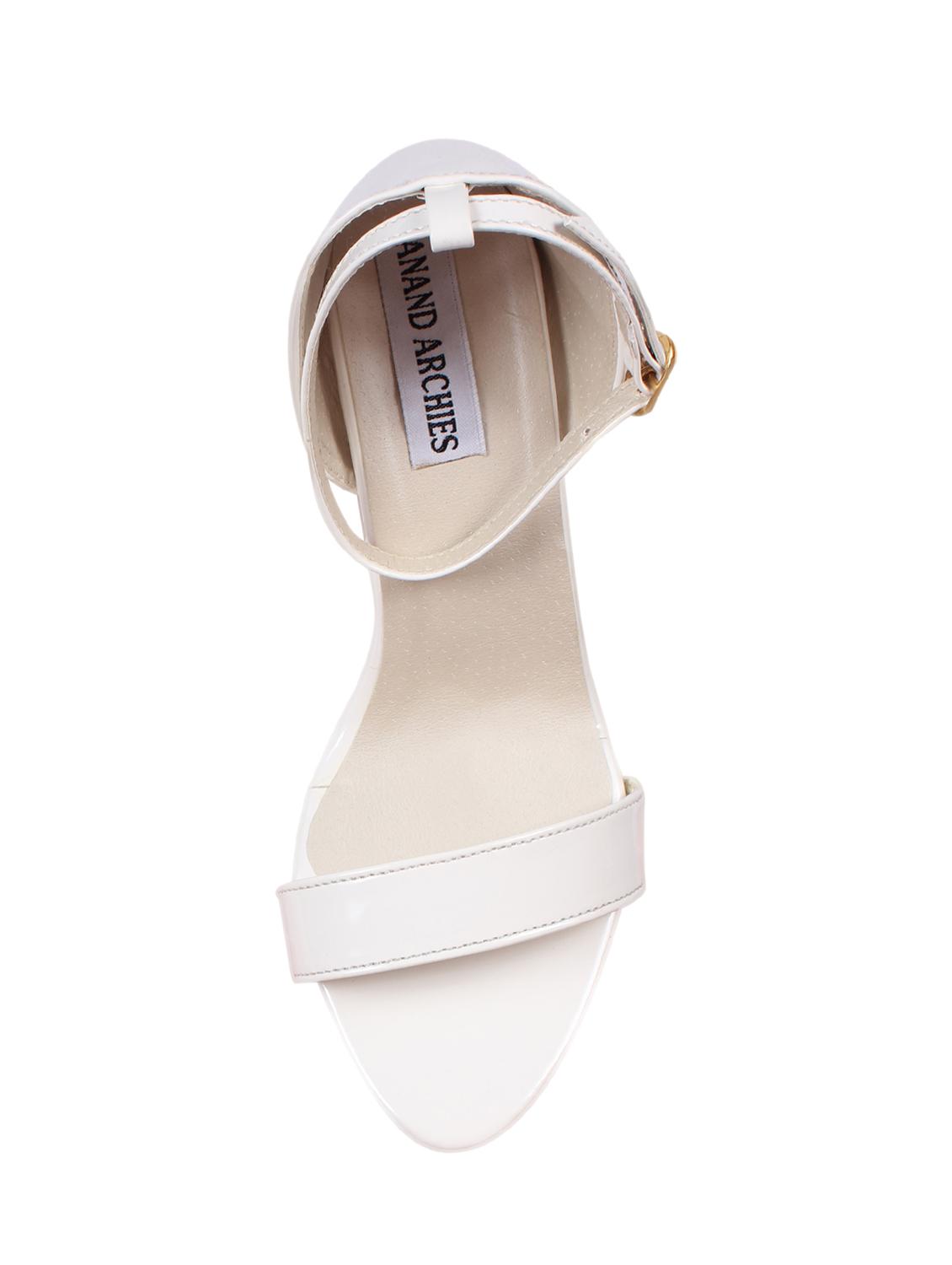 white ankle strap sandals - 15807011 - Zoom Image - 4
