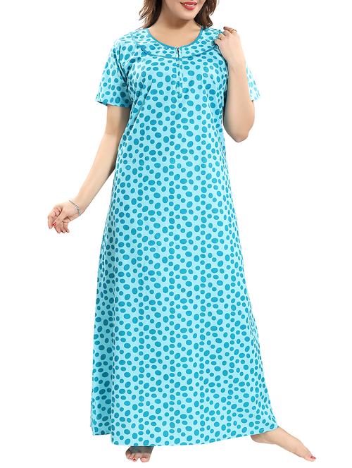 zipper detail nightwear gown - 15807896 -  Standard Image - 0