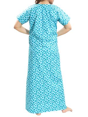 zipper detail nightwear gown - 15807896 - Standard Image - 3