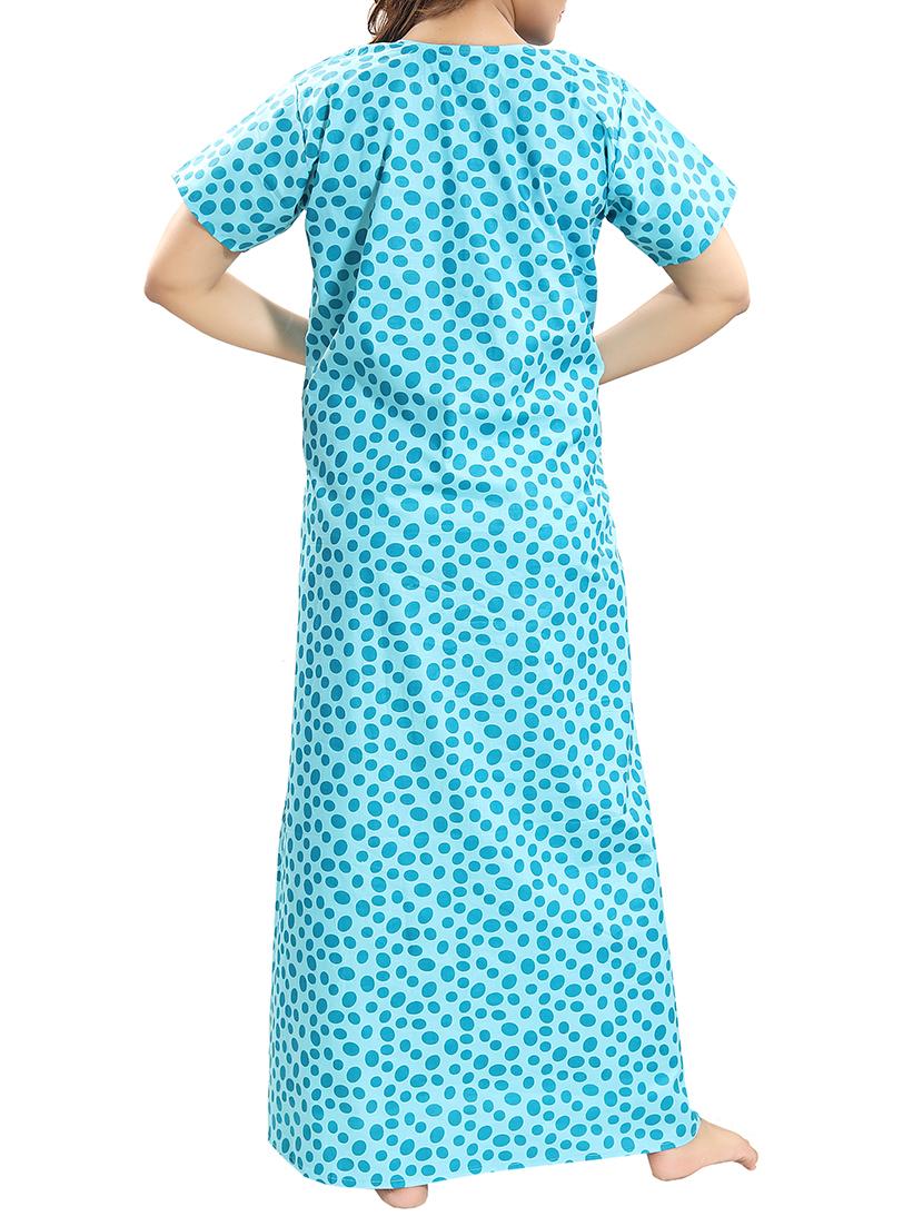 zipper detail nightwear gown - 15807896 - Zoom Image - 3