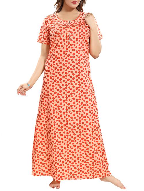 zipper detail nightwear gown - 15807897 - Standard Image - 1