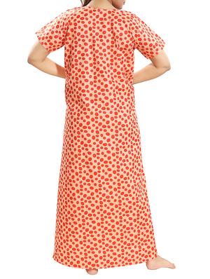 zipper detail nightwear gown - 15807897 - Standard Image - 3