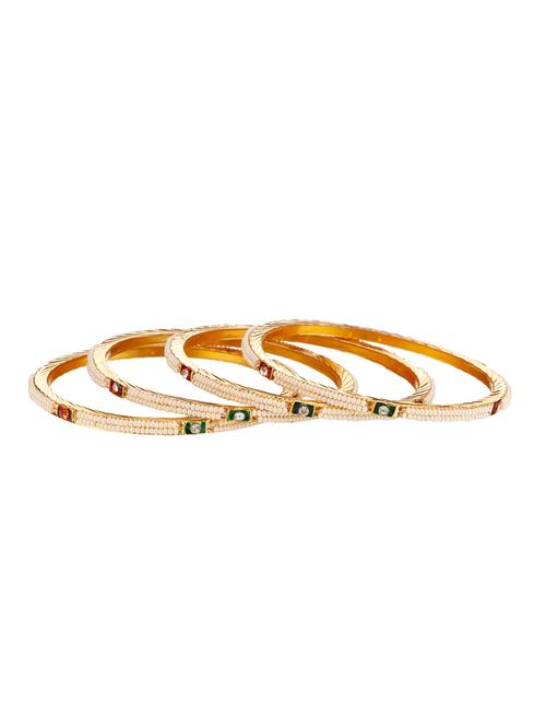 gold metal bangle - 15809931 - Standard Image - 1