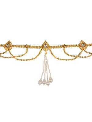 gold metal body jewellery - 15810092 - Standard Image - 2