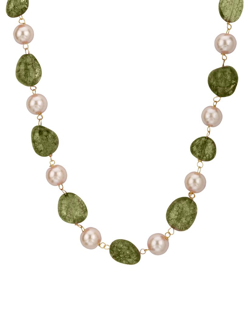 green metal choker necklace - 15810309 - Zoom Image - 1