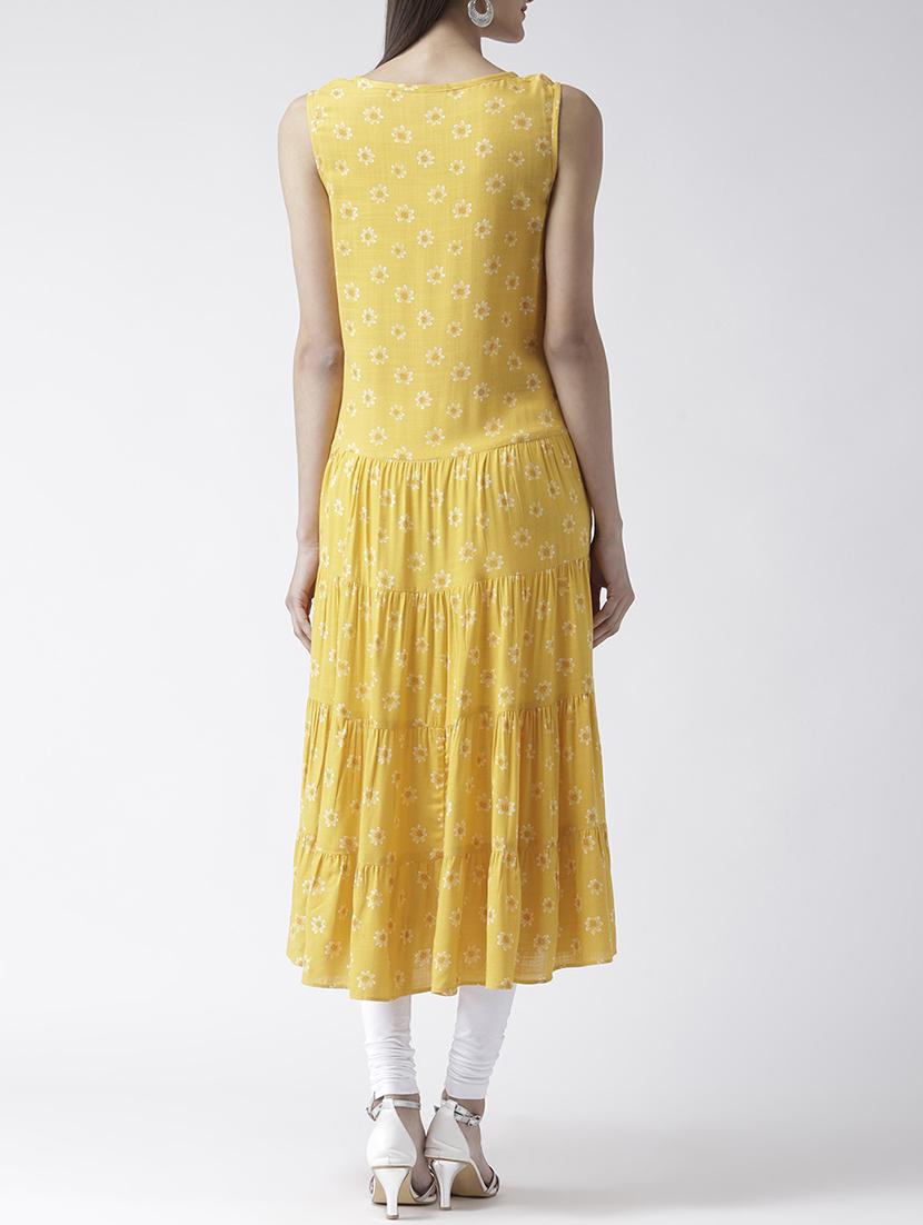 floral straight kurta - 15810646 - Zoom Image - 3