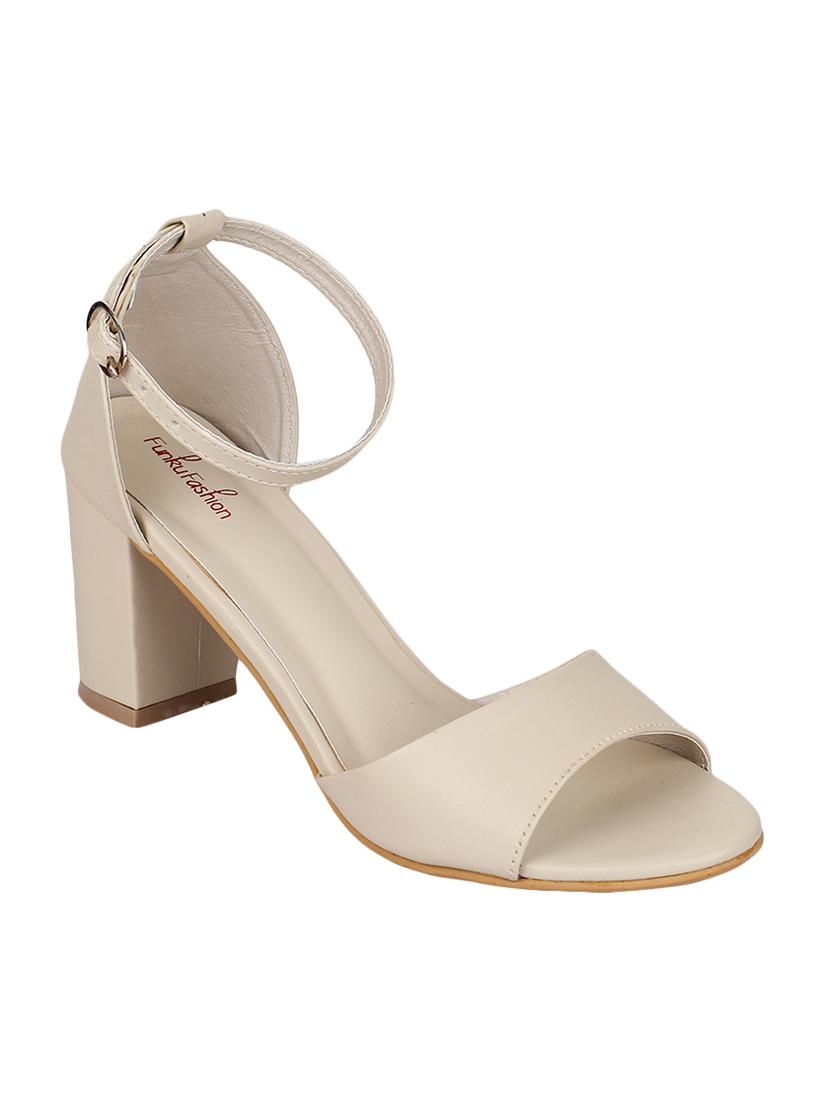 beige ankle strap sandals - 15810667 - Zoom Image - 1