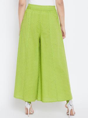 mid waist flared palazzo - 15811534 - Standard Image - 3
