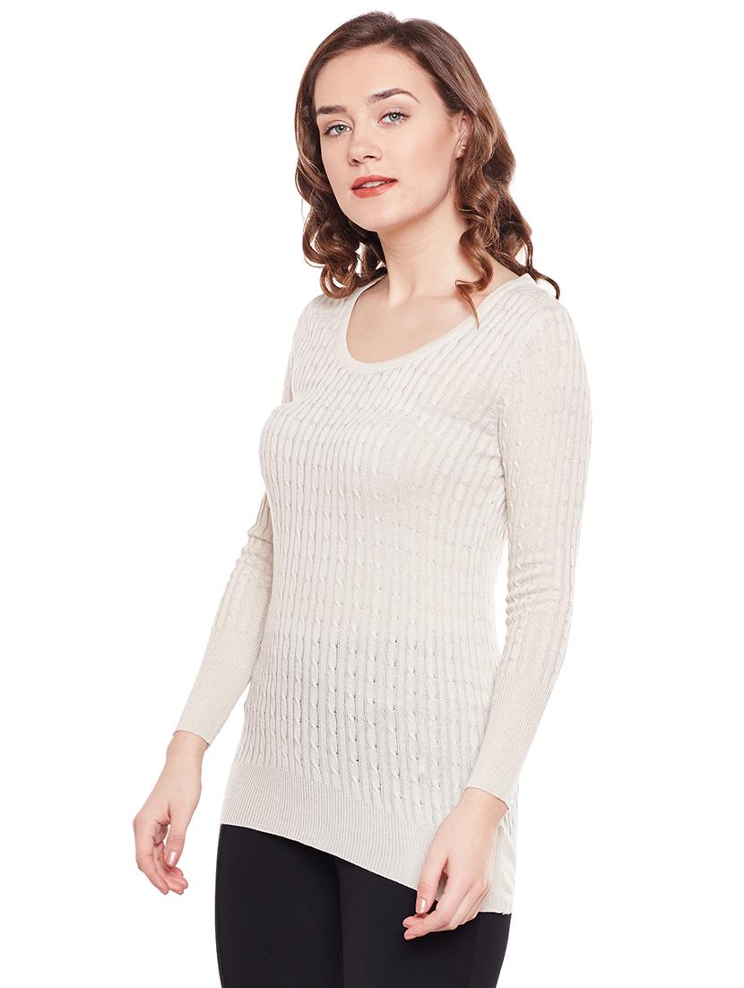 cable knit skinny pullover - 15811683 - Zoom Image - 2