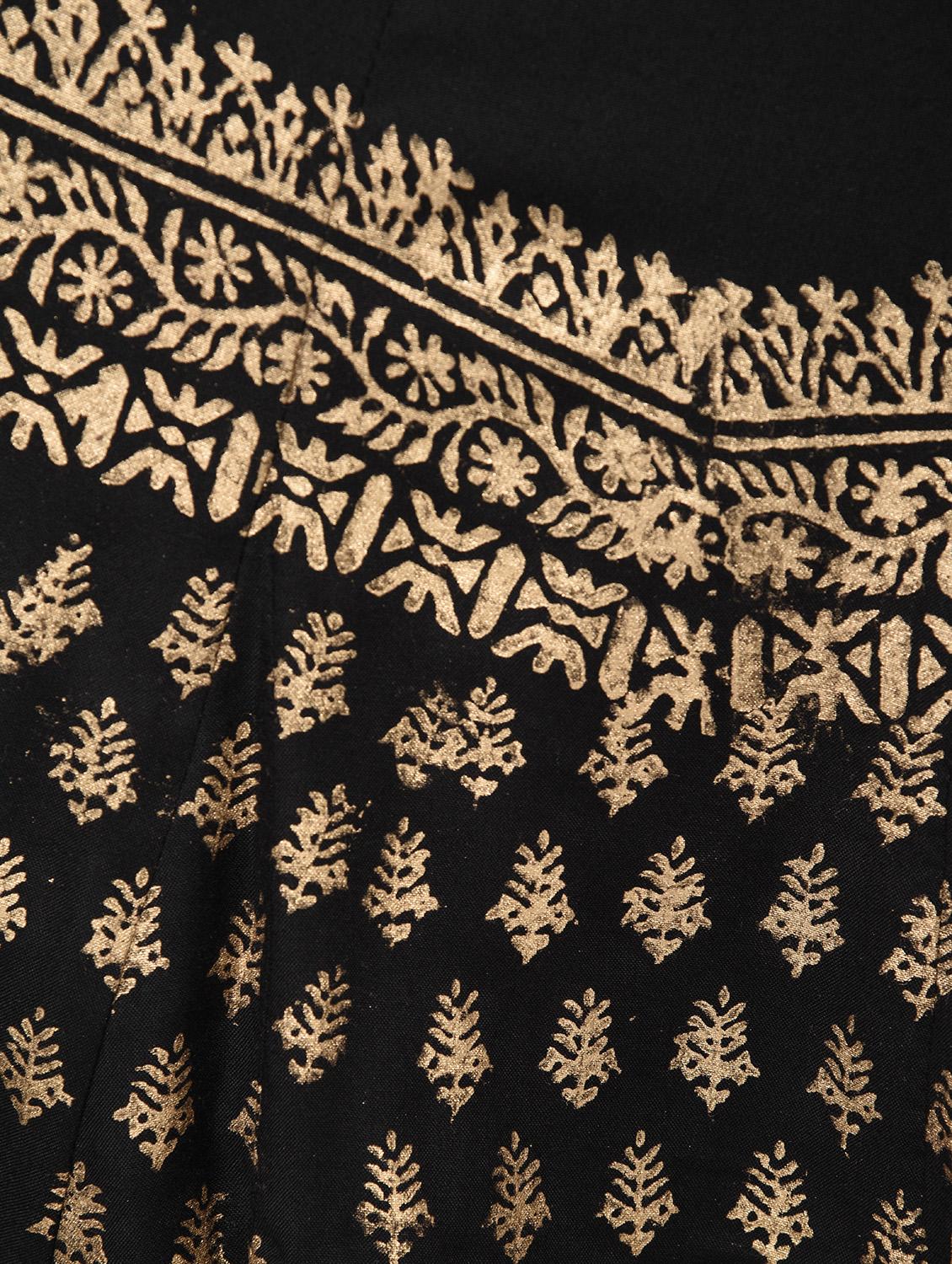 foil printed flared palazzo - 15812910 - Zoom Image - 6