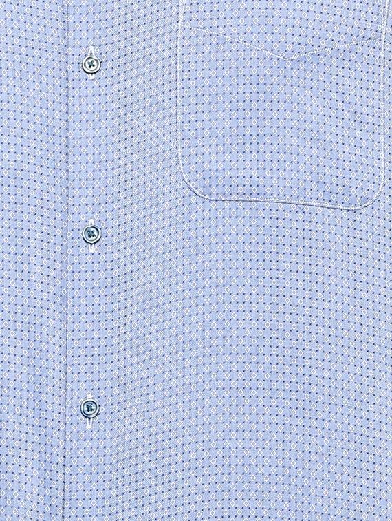 blue cotton formal shirt - 15814536 - Zoom Image - 4
