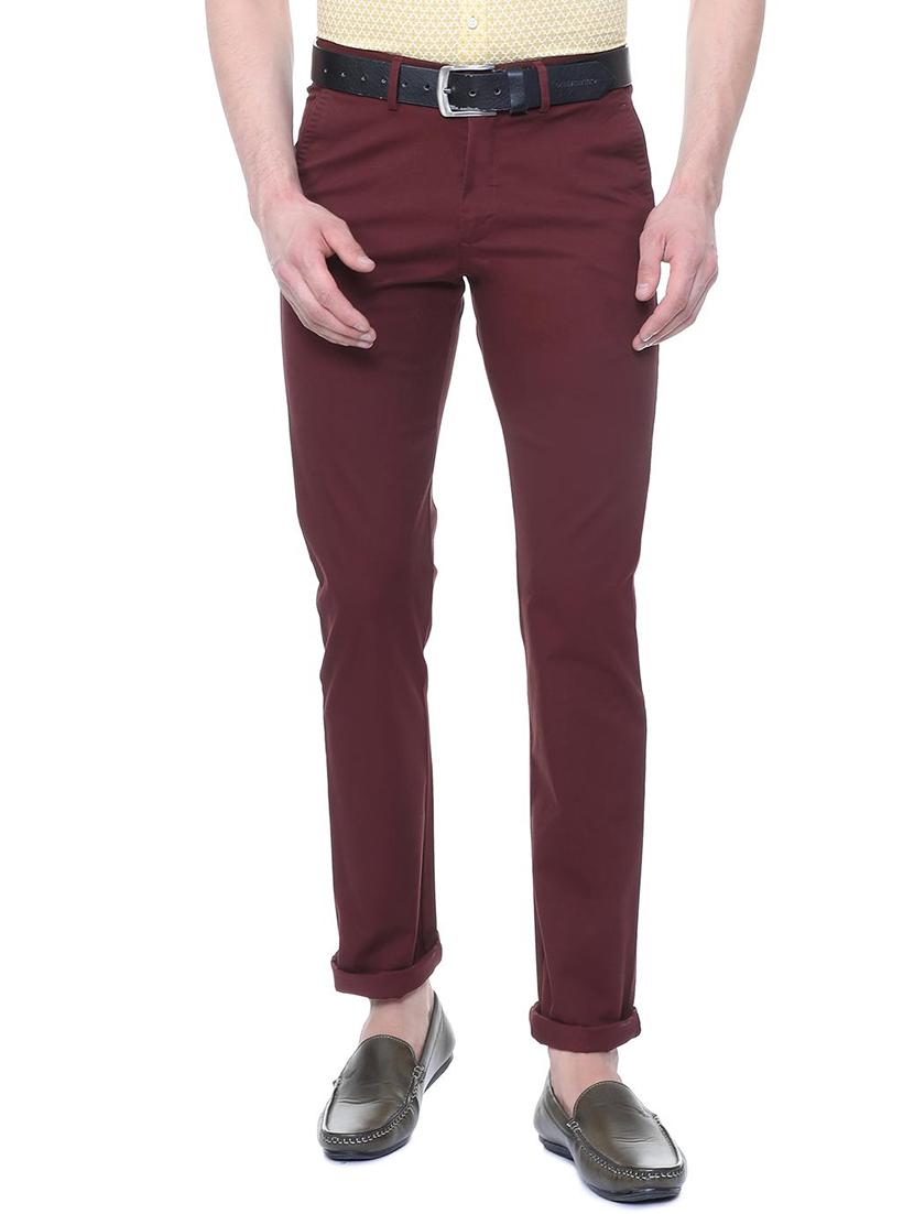 red cotton chinos - 15814606 - Zoom Image - 1