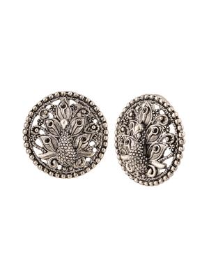 silver metal studs earring - 15814699 - Standard Image - 2