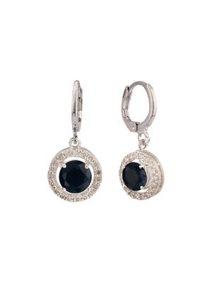 blue metal drop earring - 15814717 - Standard Image - 2