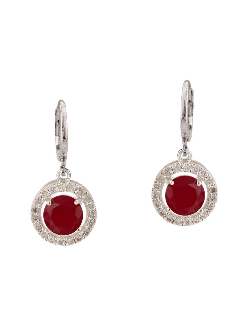 red metal drop earring - 15814720 - Zoom Image - 1