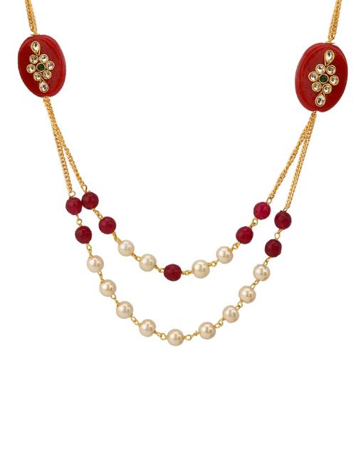 red metal short necklace - 15814754 - Very Small Image - 1