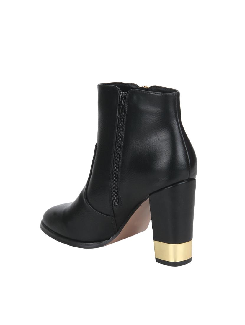 black ankle zipper boots - 15814827 - Zoom Image - 3