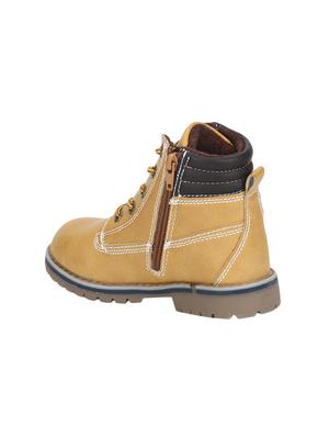 brown ankle zipper boots - 15814845 - Standard Image - 3