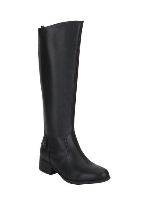 black calf zipper boots - 15814846 - Standard Image - 1