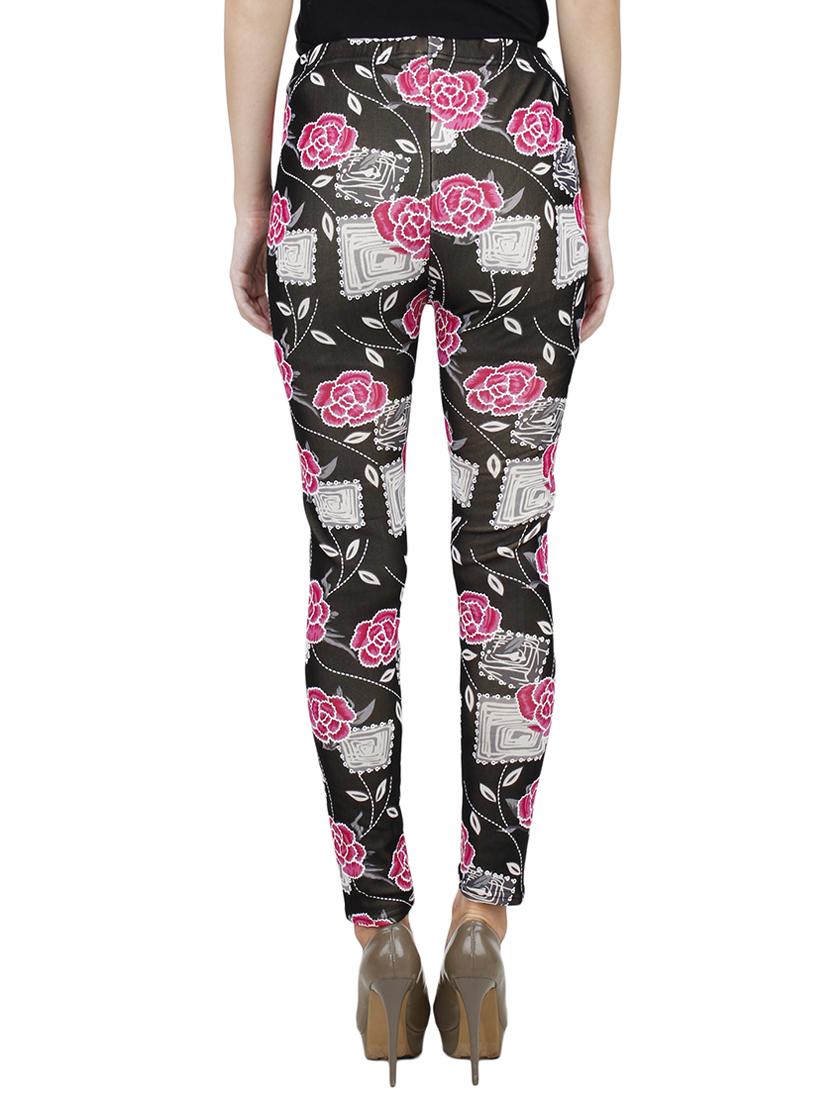floral woolen leggings - 15814905 - Zoom Image - 3