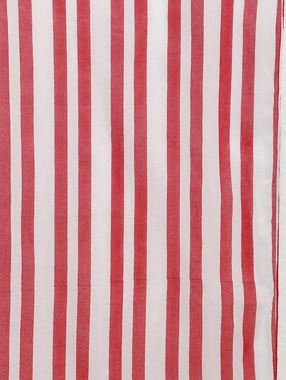 red cotton stole - 15815173 - Zoom Image - 3