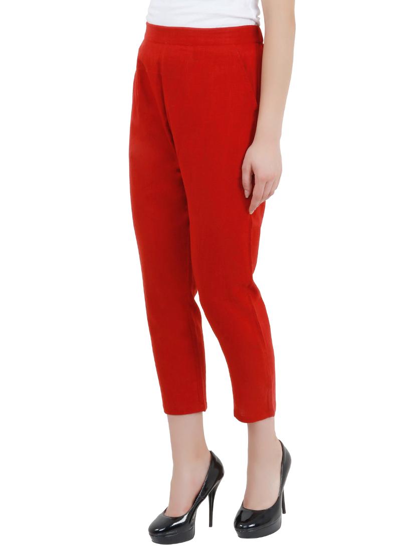 solid straight tapered pant - 15815619 - Zoom Image - 2