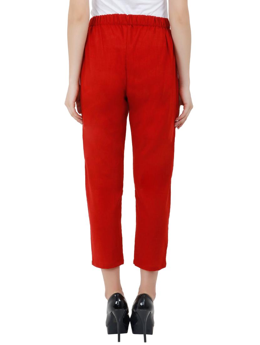 solid straight tapered pant - 15815619 - Zoom Image - 3