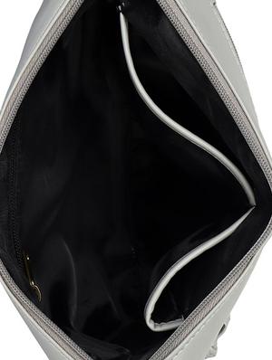 grey leatherette (pu) regular sling bag - 15816314 - Standard Image - 3