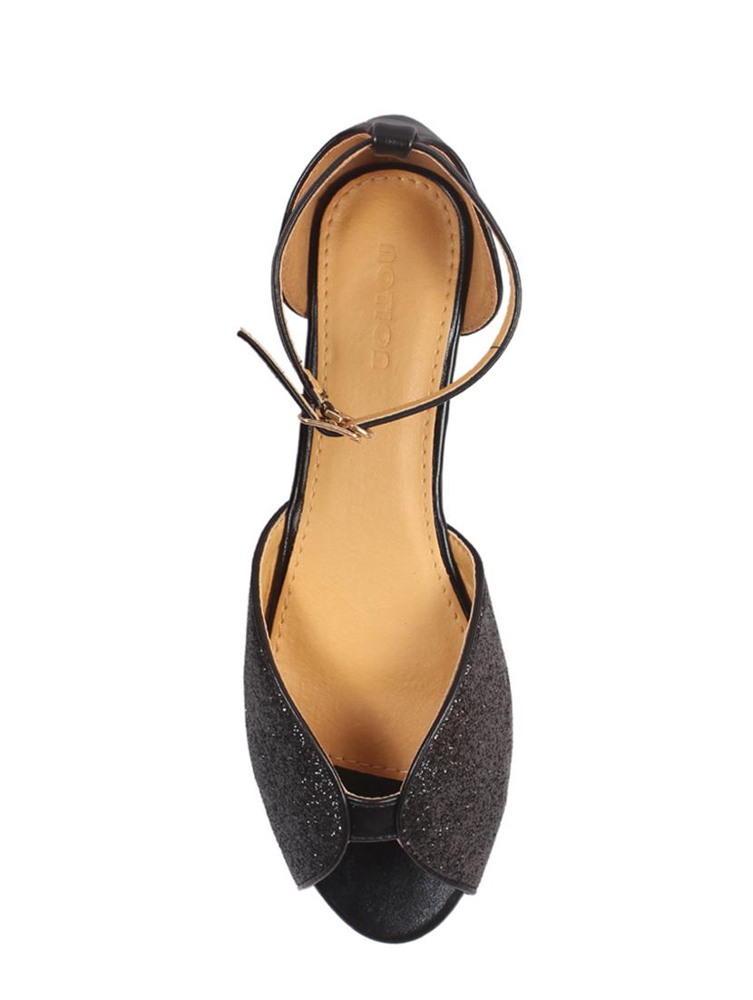 black ankle strap sandals - 15817176 - Zoom Image - 4