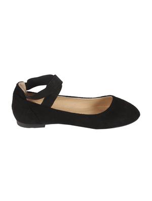 black slip on ballerinas - 15817178 - Standard Image - 2