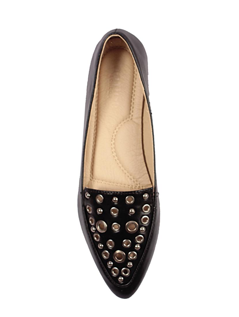 black slip on ballerinas - 15817180 - Zoom Image - 4