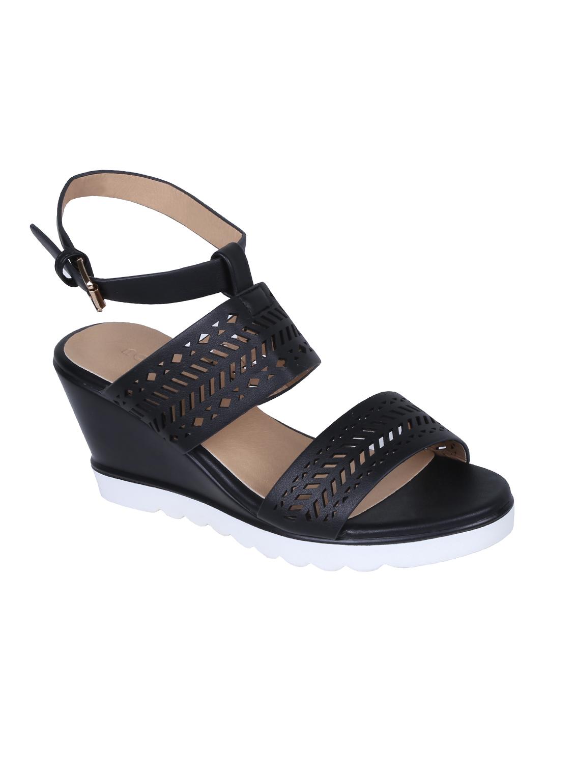 black ankle strap wedges - 15817358 - Zoom Image - 1