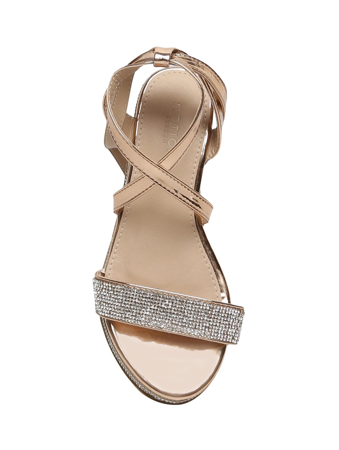 gold platforms wedges - 15817360 - Zoom Image - 4
