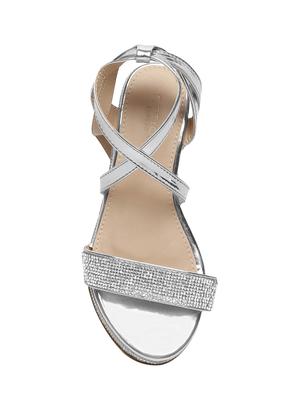 silver platforms wedges - 15817361 - Standard Image - 4