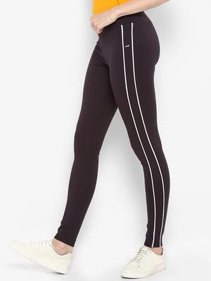 contrast side piping detail jeggings - 15817366 - Standard Image - 2
