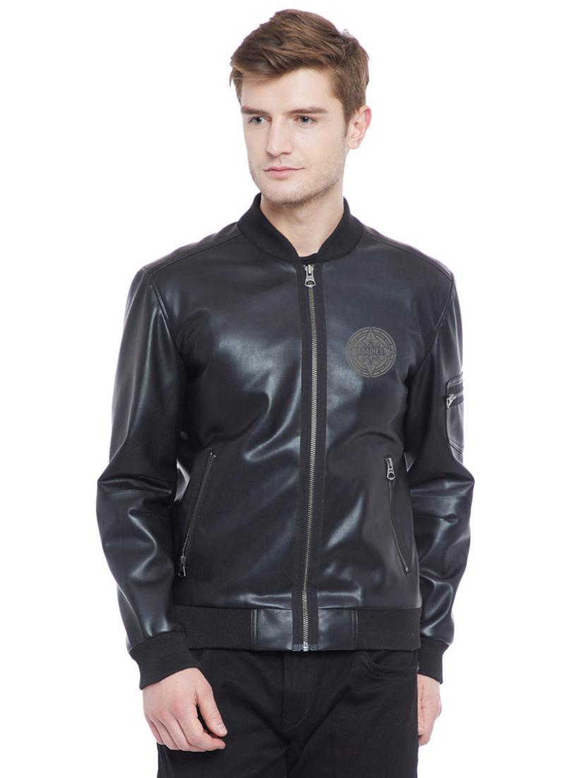 black leather biker jacket - 15817455 - Zoom Image - 1