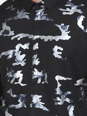 black printed casual shirt - 15817517 - Standard Image - 5