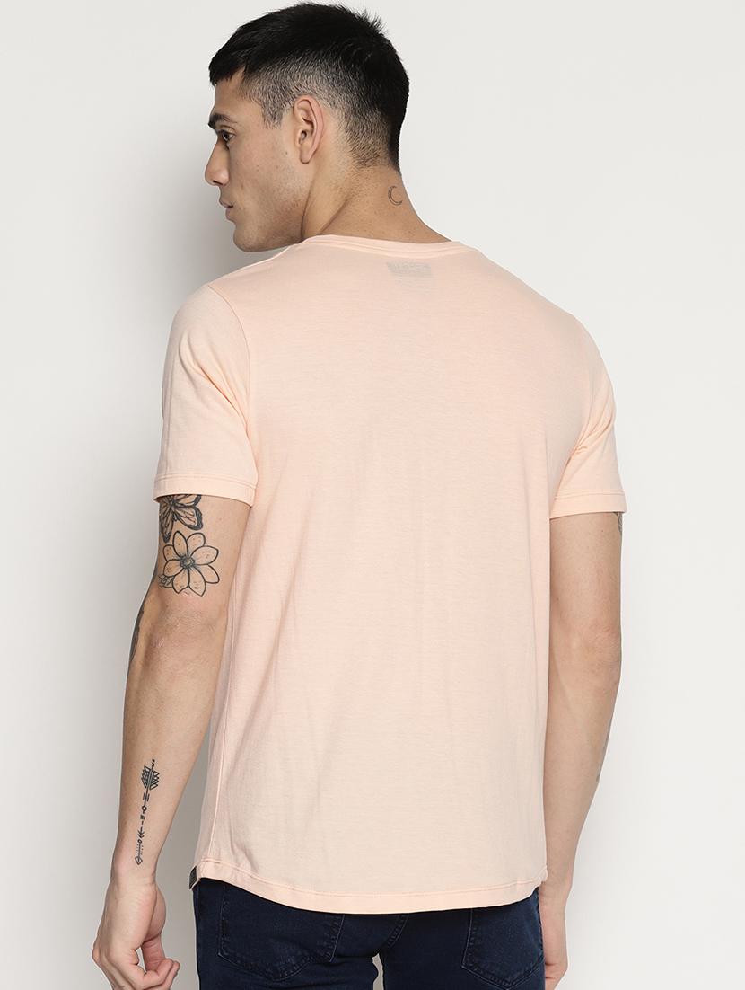 beige front print t-shirt - 15817558 - Zoom Image - 3